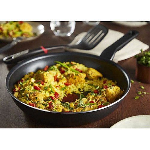 Сковорода Tefal XL Intense, 28см, алюминий, черный