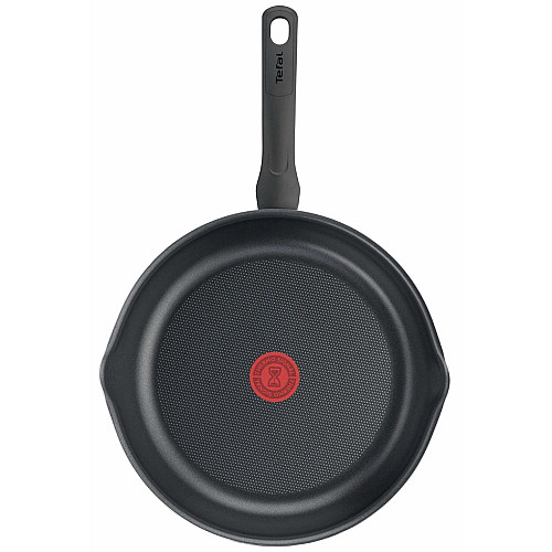 Сковорода с крышкой Tefal Day by Day, 28см, с крышкой, алюминий, бакелит, стекло, черный