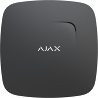Датчик диму і чадного газу Ajax FireProtect Plus, Jeweler, бездротовий, чорний