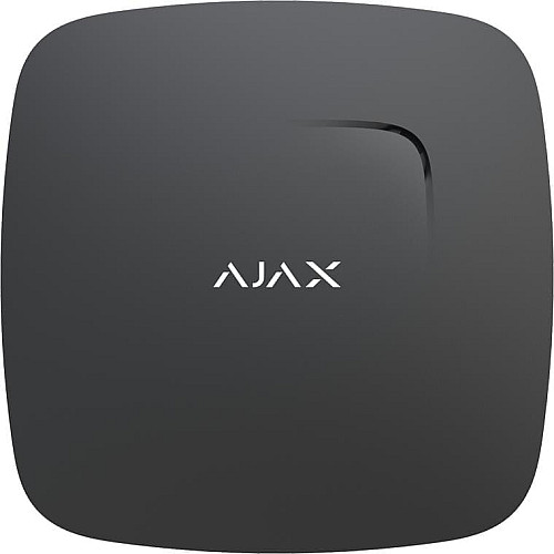 Датчик диму і чадного газу Ajax FireProtect Plus, Jeweler, бездротовий, чорний