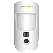 Датчик руху з покращеною фотофіксацією Ajax HDR MotionCam, Jeweller, бездротовий, білий
