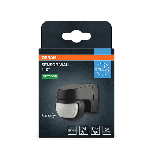 Датчик руху OSRAM SENSOR WALL IP44 чорний