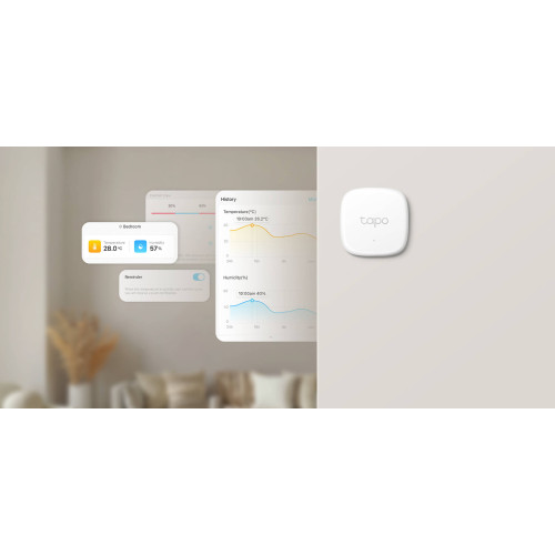Розумний датчик температури та вологості TP-LINK Tapo T310 868Mhz / 922MHz