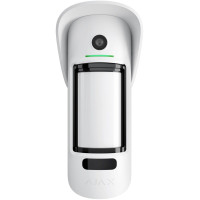 Бездротовий датчик руху з камерою та фото по запиту Ajax MotionCam Outdoor PhOD, Jeweller, білий