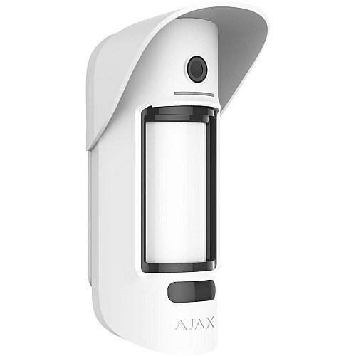 Бездротовий датчик руху з камерою та фото по запиту Ajax MotionCam Outdoor PhOD, Jeweller, білий