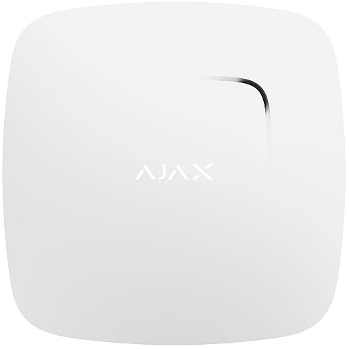 Датчик диму і чадного газу Ajax FireProtect Plus, Jeweler, бездротовий, білий