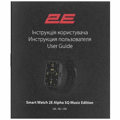 Смарт-часы 2E Alpha SQ Music Edition 46мм, 1.78