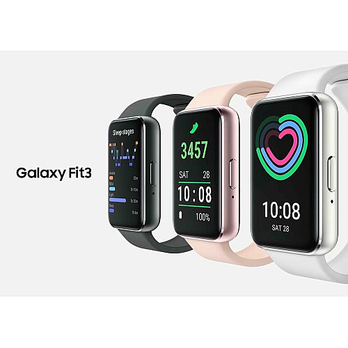 Фітнес-трекер Samsung Galaxy Fit 3 40мм (R390) 1.6', 256x402, AMOLED, BT 5.3, 16/256МБ, сірий