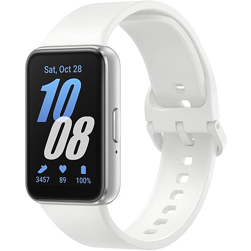 Фітнес-трекер Samsung Galaxy Fit 3 40мм (R390) 1.6', 256x402, AMOLED, BT 5.3, 16/256МБ, сріблястий