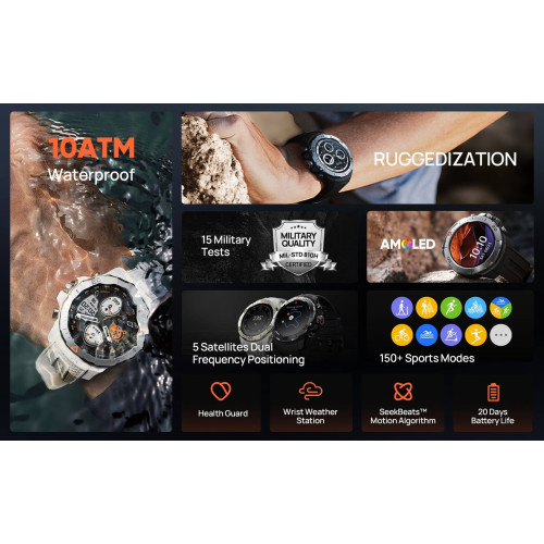 Смарт-годинник Mibro GS Explorer 48мм, 1.32