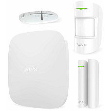 Комплект охоронної сигналізації Ajax StarterKit, hub, motionprotect, doorprotect, spacecontrol, jeweller, бездротовий, білий (20288.56.WH1)