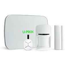 Комплект охоронної сигналізації U-Prox MPX LE KF kit White, U-Prox MPX LE, U-Prox PIR, U-Prox WDC, U-Prox Keyfob B4, бездротовий, білий