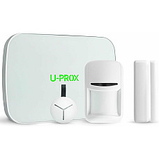 Комплект охоронної сигналізації U-Prox MPX G KF kit White, U-Prox MPX G, U-Prox PIR, U-Prox WDC, U-Prox Keyfob, бездротовий, білий
