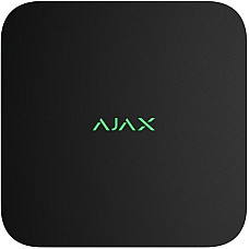 Мережевий відеореєстратор Ajax NVR DC black, 8 каналів, 12V, чорний