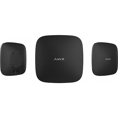 Інтелектуальна охоронна централь Ajax Hub 2, модуль 4G, ethernet, jeweller, бездротова, чорний