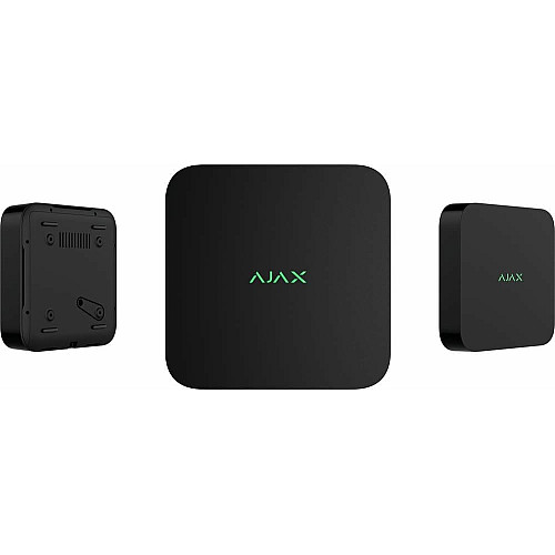 Мережевий відеореєстратор Ajax NVR DC black, 16 каналів, 12V, чорний