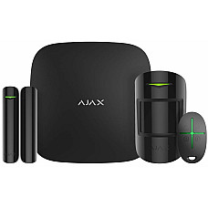 Комплект охоронної сигналізації Ajax StarterKit 2, hub2, motionprotect, doorprotect, spacecontrol, jeweller, бездротовий, чорний