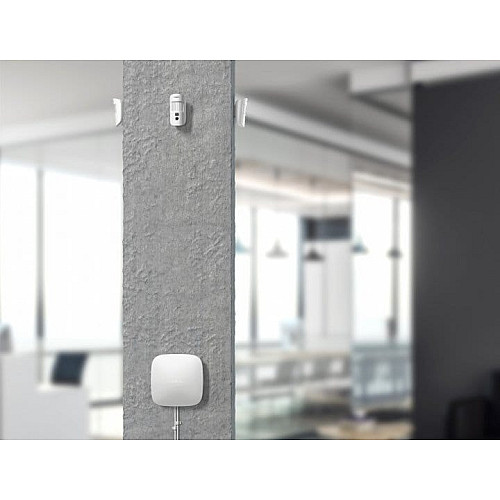 Інтелектуальна охоронна централь Ajax Hub 2 Plus, gsm, ethernet, wi-fi, jeweller, бездротова, білий