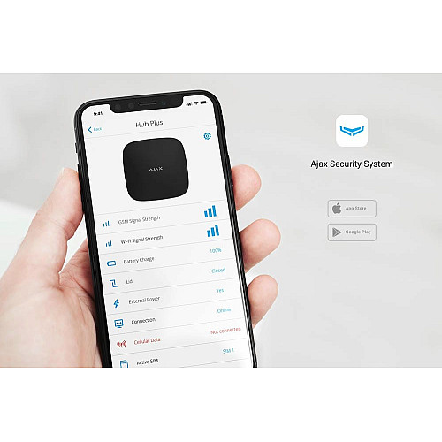 Комплект охранной сигнализации Ajax StarterKit 2, hub2, motionprotect, doorprotect, spacecontrol, jeweller, беспроводной, белый