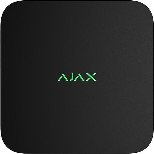 Мережевий відеореєстратор Ajax NVR DC black, 16 каналів, 12V, чорний