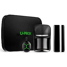 Комплект охоронної сигналізації U-Prox MPX LE KF kit Black, U-Prox MPX LE, U-Prox PIR, U-Prox WDC, U-Prox Keyfob B4, бездротовий, чорний