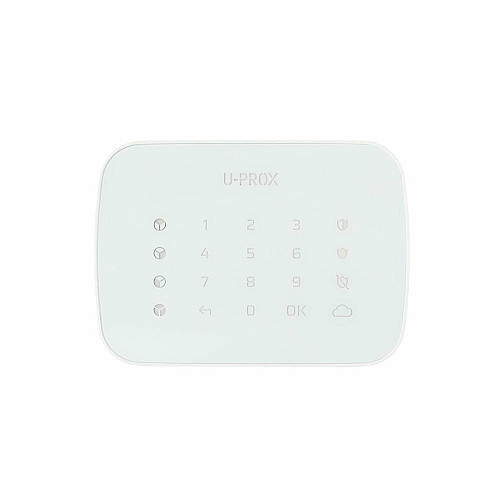 Бездротова сенсорна клавіатура U-Prox Keypad G4 White, 4 групи, бездротовий, білий
