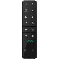 Бездротова зовнішня клавіатура Ajax KeyPad Outdoor Jeweller, чорна