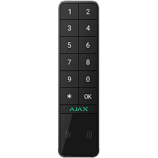 Бездротова зовнішня клавіатура Ajax KeyPad Outdoor Jeweller, чорна