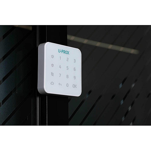 Бездротова сенсорна клавіатура U-Prox Keypad G1 White, 1 група, бездротовий, білий