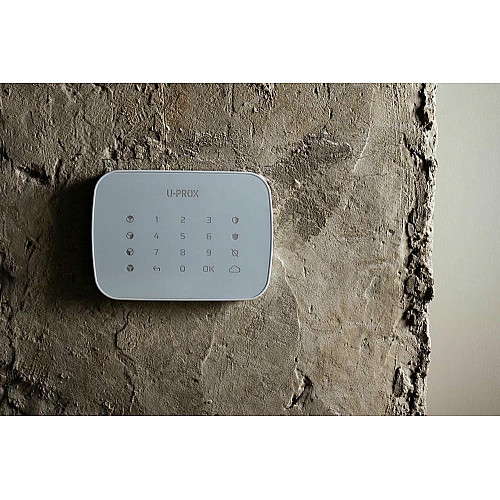 Бездротова сенсорна клавіатура U-Prox Keypad G4 White, 4 групи, бездротовий, білий