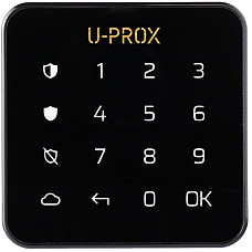 Бездротова сенсорна клавіатура U-Prox Keypad G1 Black, 1 група, бездротовий, чорний