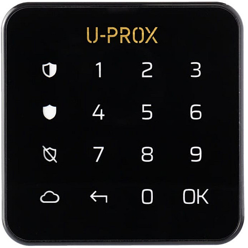 Бездротова сенсорна клавіатура U-Prox Keypad G1 Black, 1 група, бездротовий, чорний