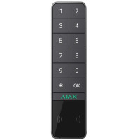 Бездротова зовнішня клавіатура Ajax KeyPad Outdoor Jeweller, графіт