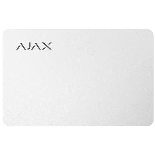 Картка Ajax Pass 1шт, Jeweller, безконтактна, білий