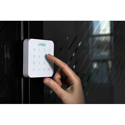Бездротова сенсорна клавіатура U-Prox Keypad G1 White, 1 група, бездротовий, білий