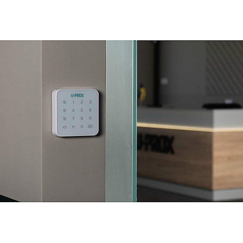 Бездротова сенсорна клавіатура U-Prox Keypad G1 White, 1 група, бездротовий, білий