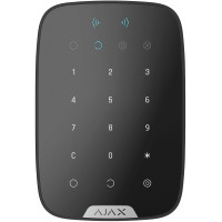 Бездротова сенсорна клавіатура Ajax Keypad Plus, jeweller, бездротовий, чорний (26077.83.BL1)