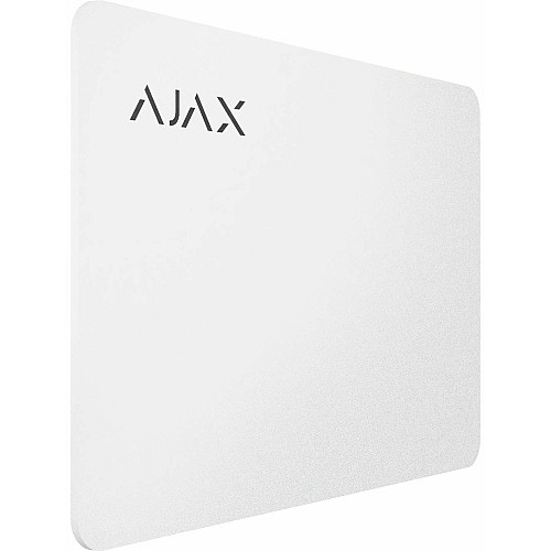 Картка Ajax Pass 1шт, Jeweller, безконтактна, білий