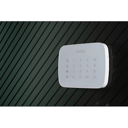 Бездротова сенсорна клавіатура U-Prox Keypad G4 White, 4 групи, бездротовий, білий
