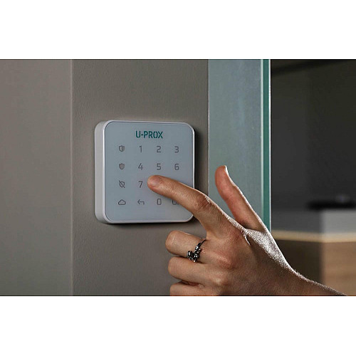 Бездротова сенсорна клавіатура U-Prox Keypad G1 White, 1 група, бездротовий, білий