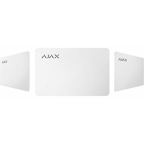 Картка Ajax Pass 1шт, Jeweller, безконтактна, білий