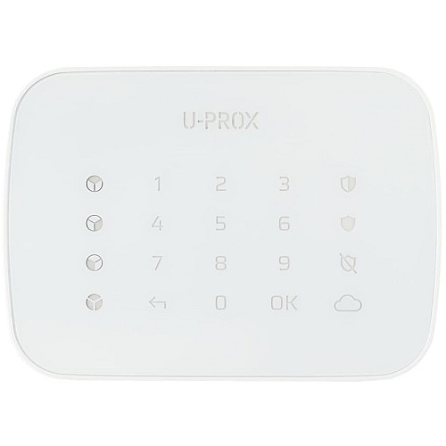 Бездротова сенсорна клавіатура U-Prox Keypad G4 White, 4 групи, бездротовий, білий