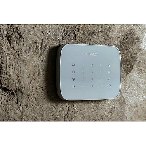 Бездротова сенсорна клавіатура U-Prox Keypad G4 White, 4 групи, бездротовий, білий