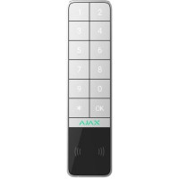 Бездротова зовнішня клавіатура Ajax KeyPad Outdoor Jeweller, біла