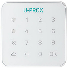 Бездротова сенсорна клавіатура U-Prox Keypad G1 White, 1 група, бездротовий, білий