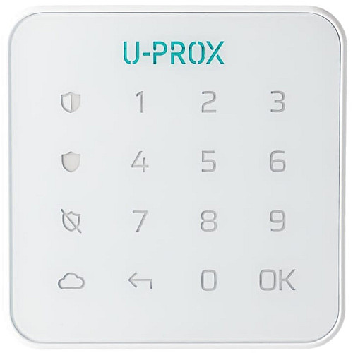Бездротова сенсорна клавіатура U-Prox Keypad G1 White, 1 група, бездротовий, білий
