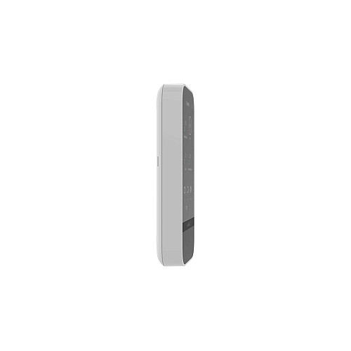 Клавіатура з сенсорним дисплеєм Ajax KeyPad TouchScreen, jeweller, бездротовий, білий