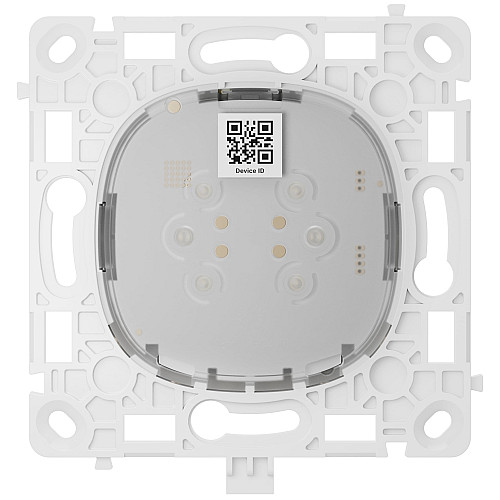 Реле двоклавішний вимикач прохідного типу Ajax LightCore 2-gang 2-way for LightSwitch Jeweler, бездротовий