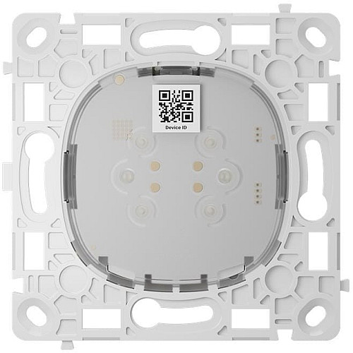 Реле двухклавишный выключатель проходного типа Ajax LightCore Vertical 2-gang 2-way for LightSwitch Jeweler, беспроводной