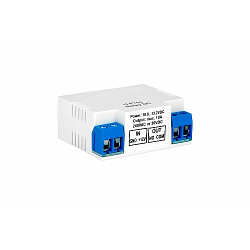 Разумное реле с сухим контактом для управления приборами U-Prox Relay DC, 10.8–14.8 VDC, 10А, беспроводное